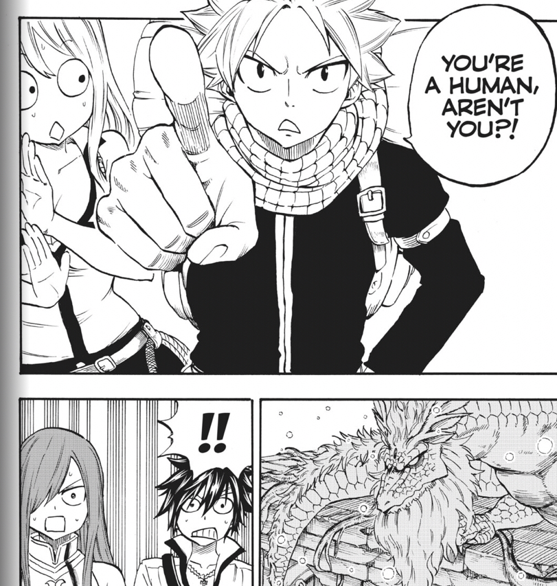 Template meme You’re a human, aren’t you?! - Natsu