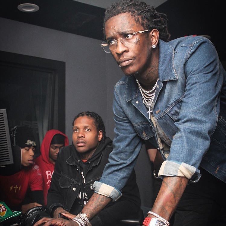 Template meme Young Thug and Lil Durk troubleshooting