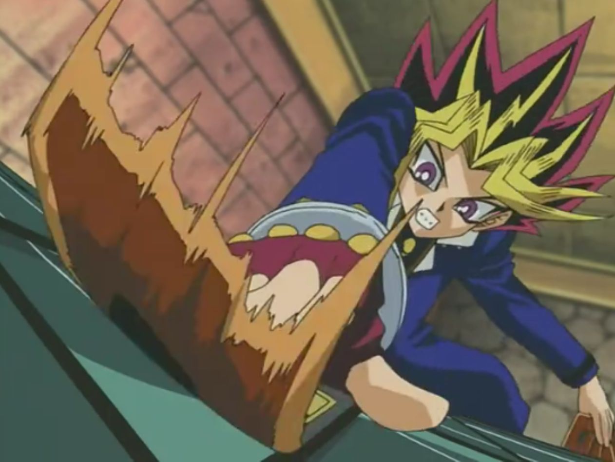 Plantilla de meme Yugi Not So Fast - Yugi No Tan Rapido