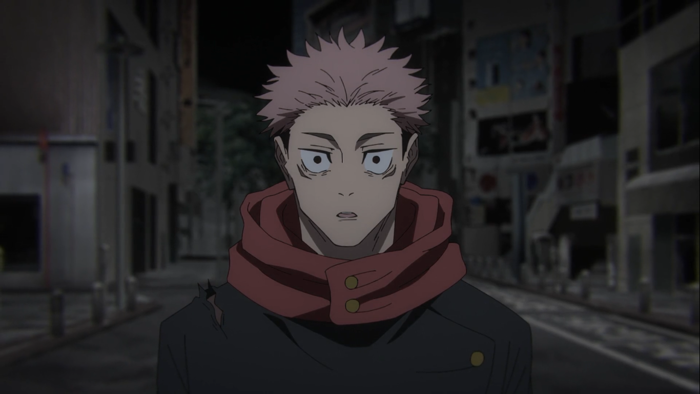 Template meme Yuji Itadori in shock
