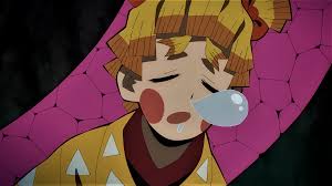 Plantilla de meme zenitsu sleeping meme