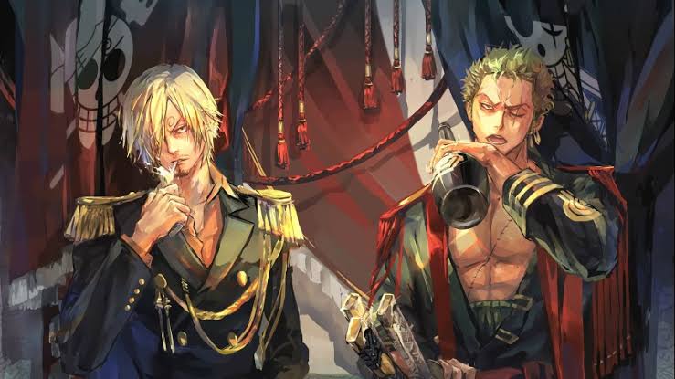Template meme Zoro and sanji
