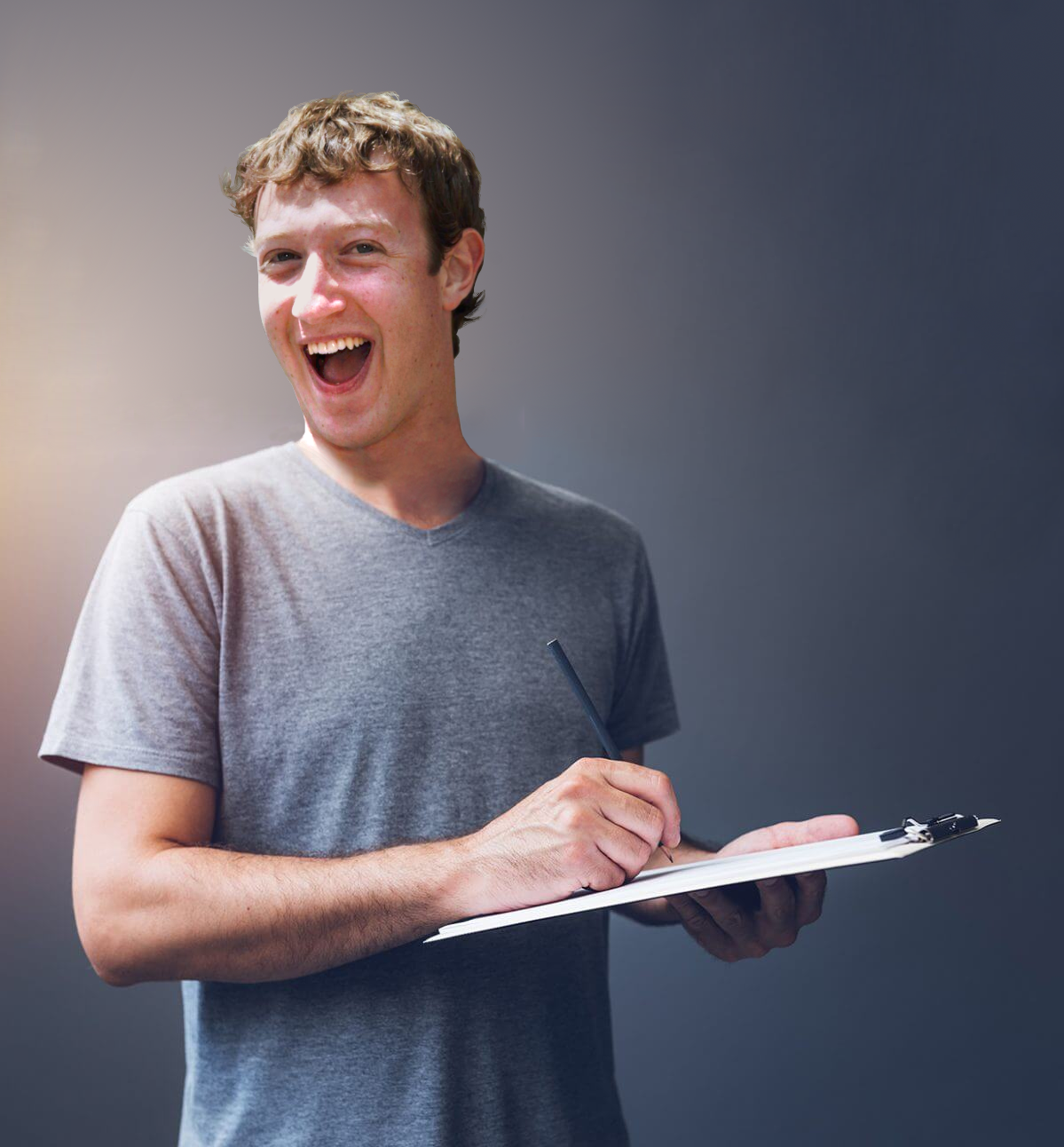Plantilla de meme Zuck's taking notes