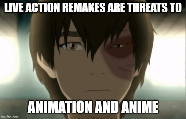 Plantilla de meme zuko and live action remakes